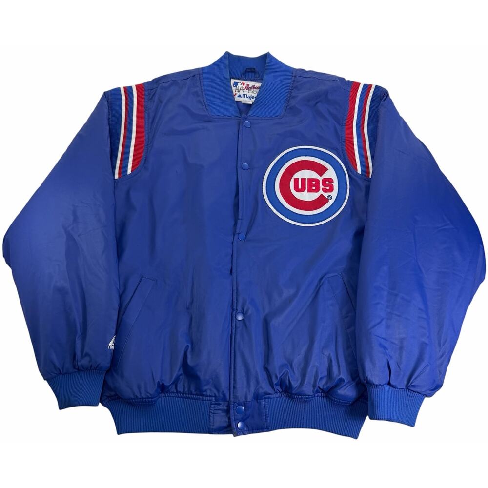 Vintage Chicago Cubs MLB Diamond Collection Majestic Bomber MLB Jacket Size XL